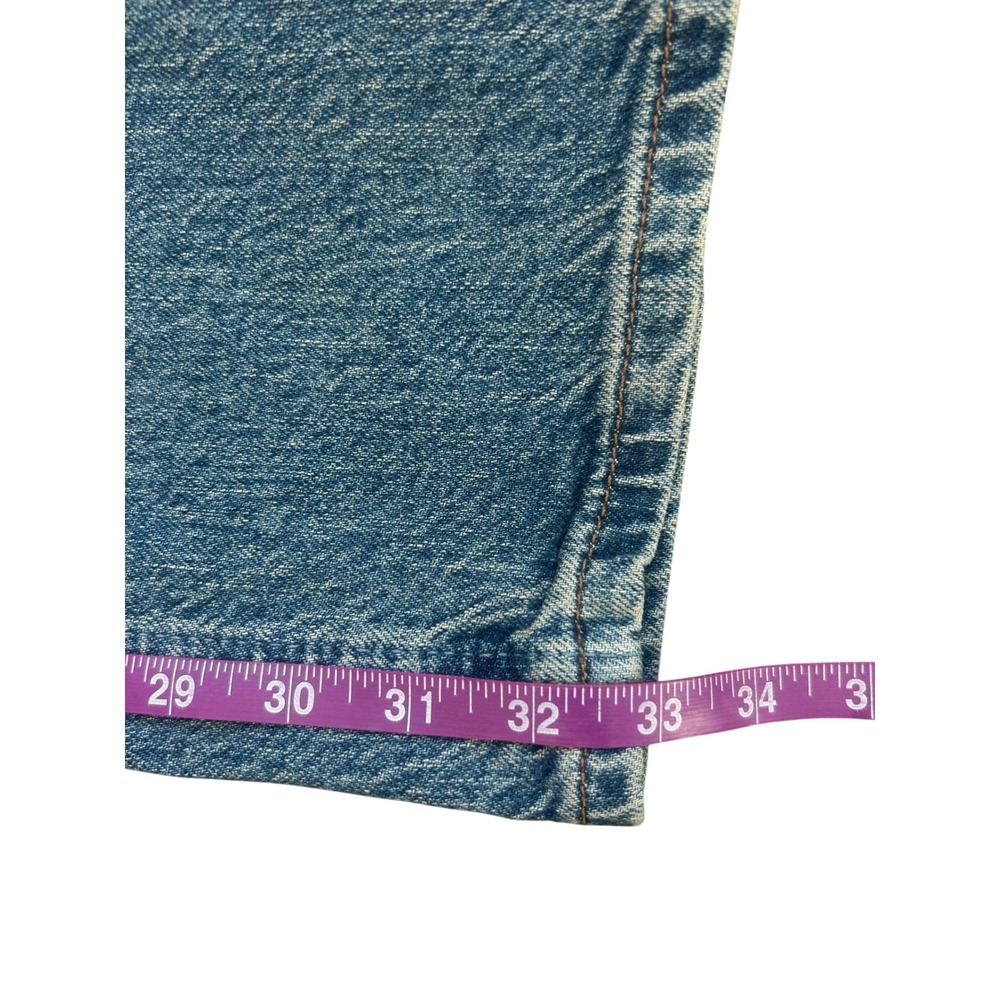 Reformation Straight-Leg Jeans in Medium Blue Wash - Picture 4 of 10